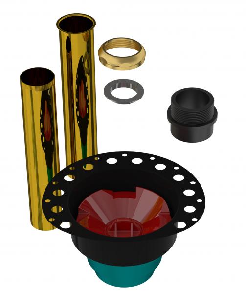 OS&B ID357 Freestanding Bathtub Rough-In Kit Cast Iron