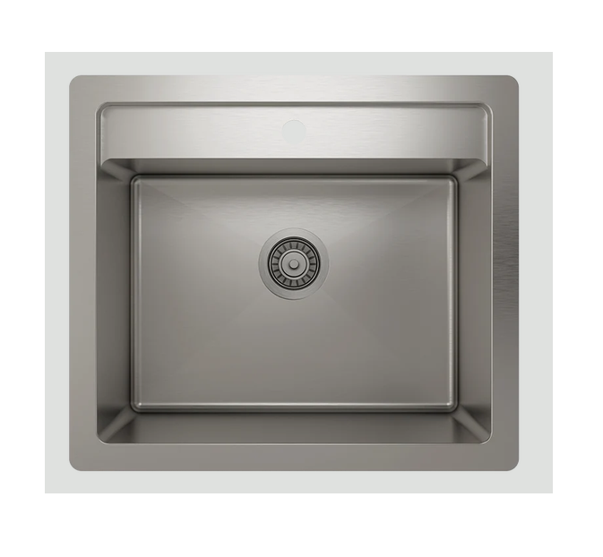 Prochef by Julien IHX60-DS-252212-G Proinox H60 Dualmount Laundry Single 22X16X12