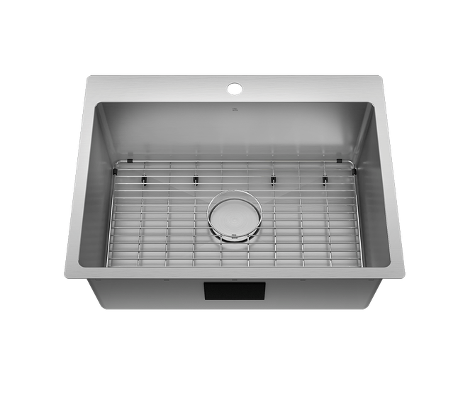 Prochef by Julien IHX60-TS-26209-G Proinox H60 Sink Topmount Single 24X16X9 With Grid