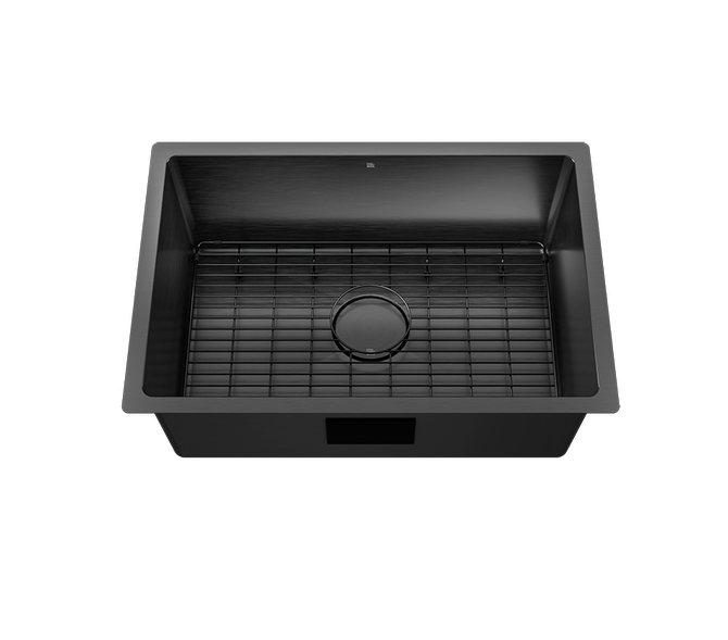 Prochef by Julien IHX60-US-26189-TBK-G Proinox H60 Sink Undermount Single 24X16X9 With Grid - Black (PVD)