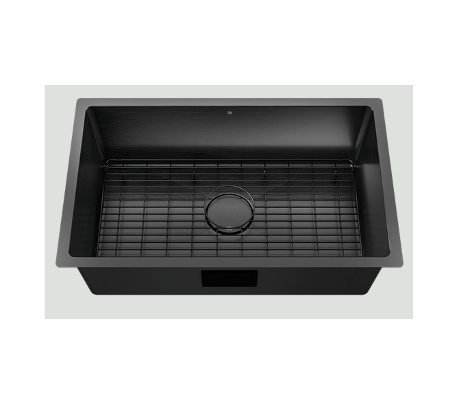 Prochef by Julien IHX60-US-29189-TBK-G Proinox H60 Sink Undermount Single 27X16X9 With Grid - Black (PVD)
