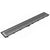 Infinity Drain USQ-A 54 54" Complete Universal Infinity Drain? Kit with ABS Channel and Squares Pattern Grate in Satin Stainless