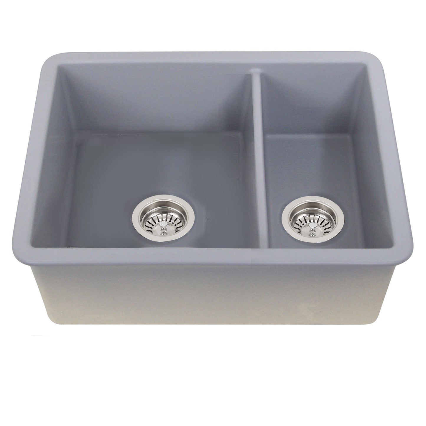 Nantucket Sinks ISFC24x18 Island Collection 24" Double Bowl Dualmount Sink - Parent