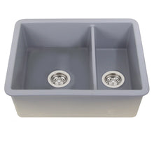 Load image into Gallery viewer, Nantucket Sinks ISFC24x18 Island Collection 24&quot; Double Bowl Dualmount Sink