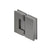 Flusso 10.GGH.5017 180 Degrees Glass To Glass Heavy Duty Shower Door Hinge