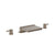 Flusso Serie 100 100.2410CF 3 Hole Deck Mount Cascade / Sheet Flow Roman Tub Faucet