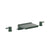 Flusso Serie 100 100.2410CF 3 Hole Deck Mount Cascade / Sheet Flow Roman Tub Faucet
