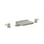 Flusso Serie 100 100.2410CF 3 Hole Deck Mount Cascade / Sheet Flow Roman Tub Faucet