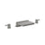 Flusso Serie 100 100.2410CF 3 Hole Deck Mount Cascade / Sheet Flow Roman Tub Faucet