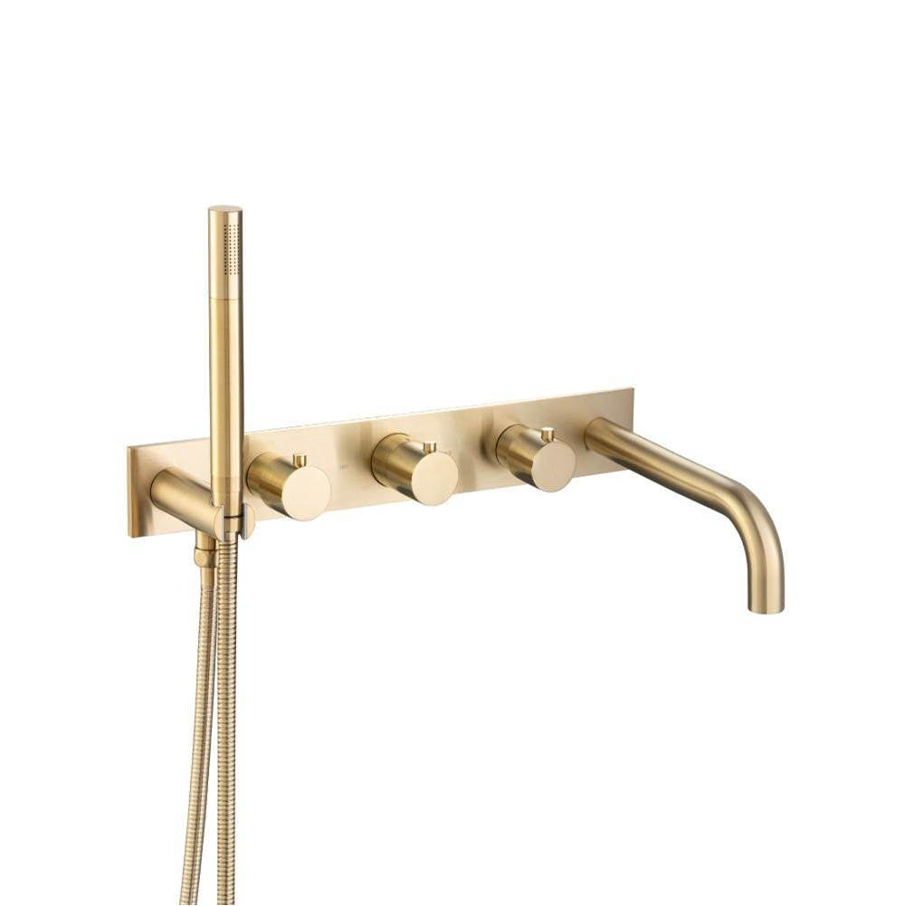 Flusso Serie 100 100.2691 Wall Mount Tub Filler With Hand Shower