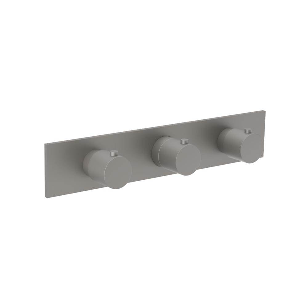 Flusso Serie 100 100.2715T Trim For Horizontal Thermostatic Valve with 2 Volume Controls