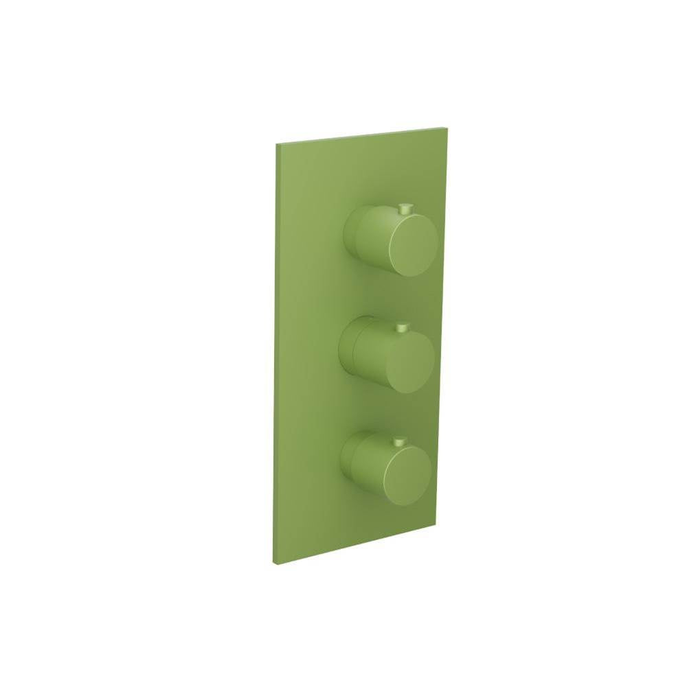 Flusso Serie 100 100.4501 3/4" Thermostatic Valve With Trim - 3 Output