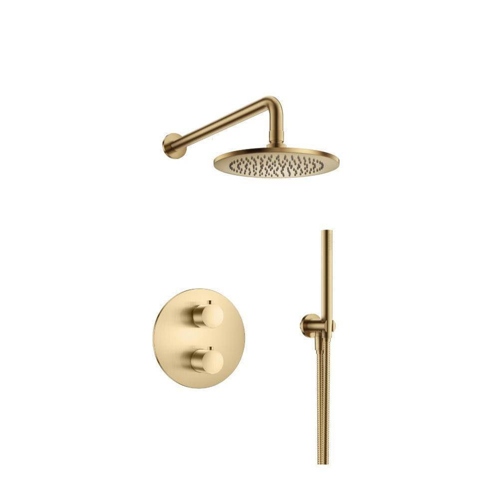 Flusso 100.7060 Two Output Shower Set With Shower Head And Hand Held