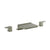 Flusso Serie 196 196.2410CF 3 Hole Deck Mount Cascade / Sheet Flow Roman Tub Faucet - Parent