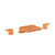Flusso Serie 196 196.2410CF 3 Hole Deck Mount Cascade / Sheet Flow Roman Tub Faucet