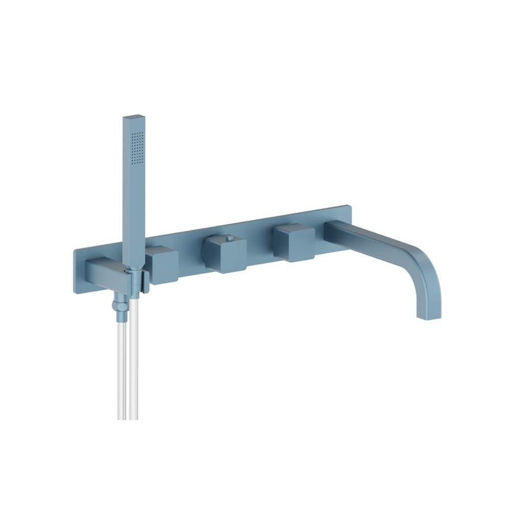 Flusso Serie 196 196.2691T Trim For Wall Mount Tub Filler With Hand Shower