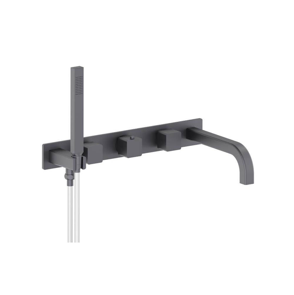 Flusso Serie 196 196.2691T Trim For Wall Mount Tub Filler With Hand Shower