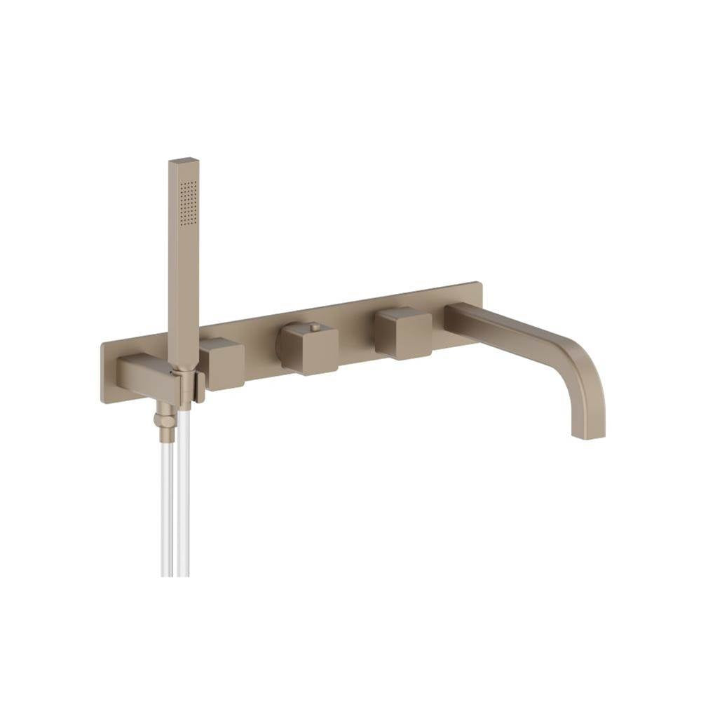 Flusso Serie 196 196.2691T Trim For Wall Mount Tub Filler With Hand Shower