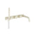 Flusso Serie 196 196.2691T Trim For Wall Mount Tub Filler With Hand Shower