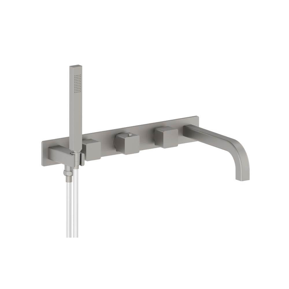 Flusso Serie 196 196.2691T Trim For Wall Mount Tub Filler With Hand Shower