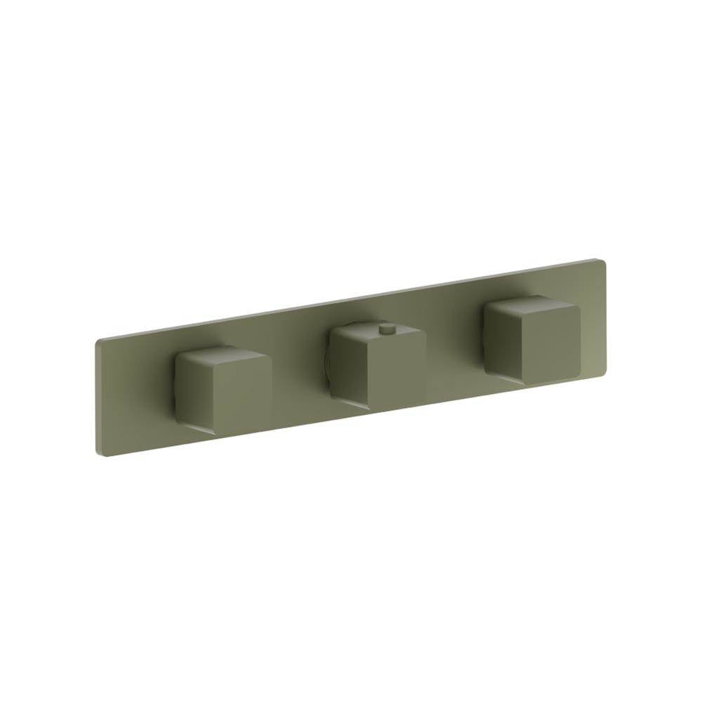 Flusso Serie 196 196.2715T Trim For Horizontal Thermostatic Valve with 2 Volume Controls - Parent