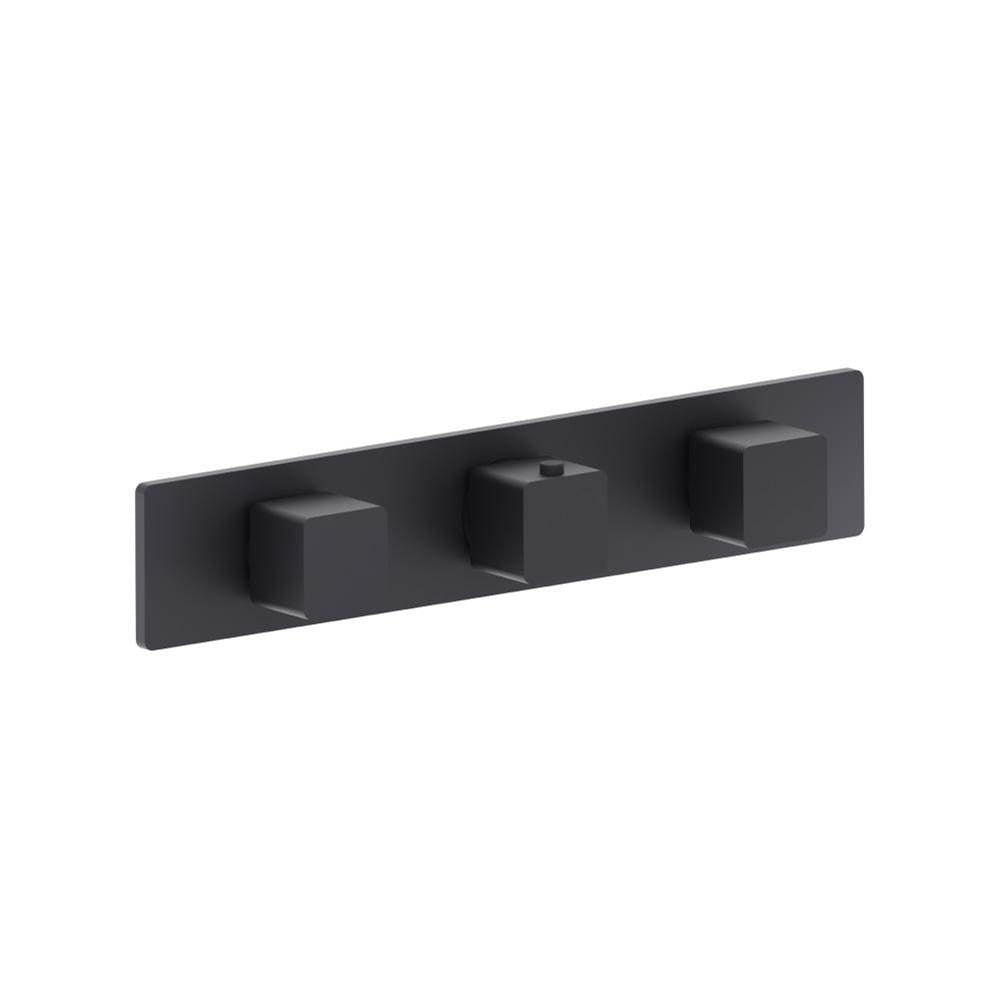 Flusso Serie 196 196.2715T Trim For Horizontal Thermostatic Valve with 2 Volume Controls