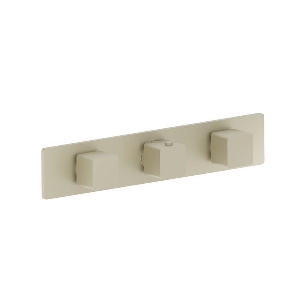 Flusso Serie 196 196.2715T Trim For Horizontal Thermostatic Valve with 2 Volume Controls