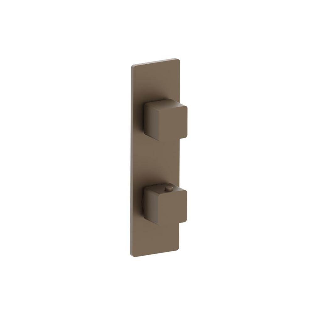 Flusso Serie 196 196.2780 3/4" Thermostatic Shower Valve & Trim - 3-Output