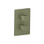 Flusso Serie 196 196.4421 3/4 " Thermostatic Valve & Trim - With 2-Way Diverter - 2 Output - Parent