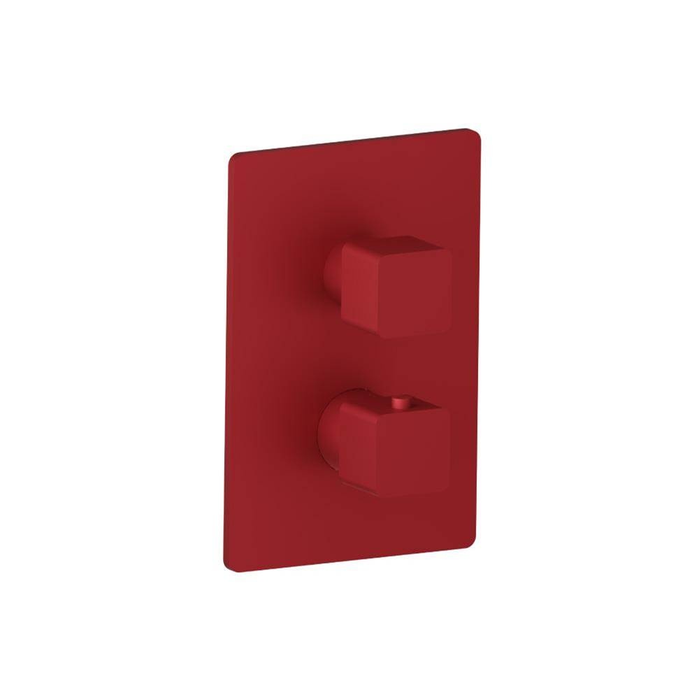 Flusso Serie 196 196.4421 3/4 " Thermostatic Valve & Trim - With 2-Way Diverter - 2 Output