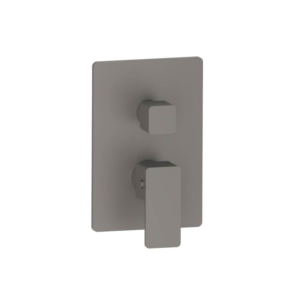Flusso Serie 196 196.4422 3/4 " Thermostatic Valve & Trim - With 2-Way Diverter - 2 Output
