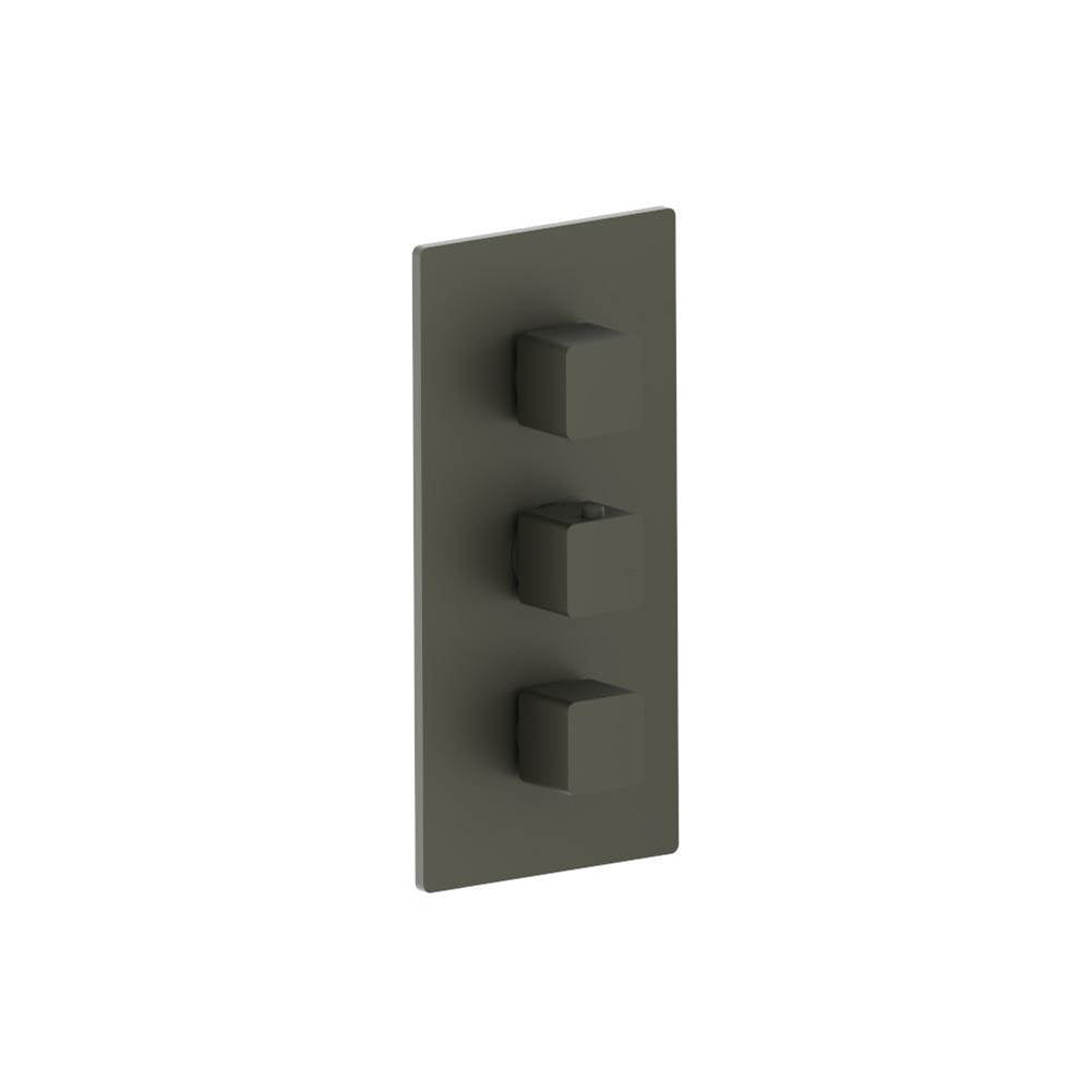 Flusso Serie 196 196.4501 3/4" Thermostatic Valve With Trim - 3 Output