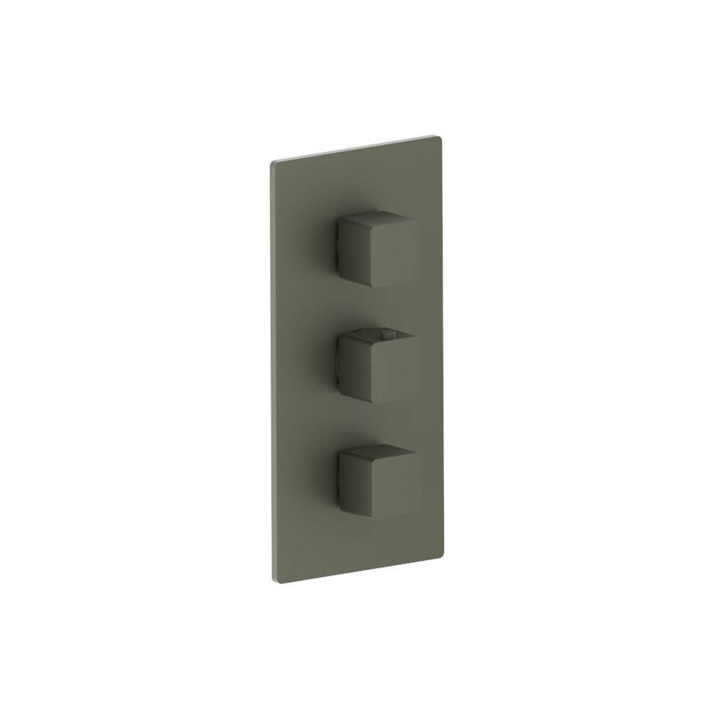 Flusso Serie 196 196.4501 3/4" Thermostatic Valve With Trim - 3 Output