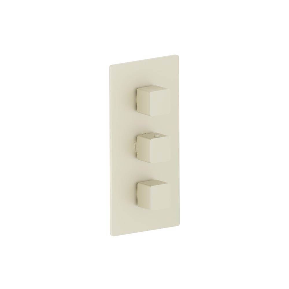 Flusso Serie 196 196.4501 3/4" Thermostatic Valve With Trim - 3 Output