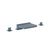 Flusso Serie 260 260.2410CF 3 Hole Deck Mount Cascade / Sheet Flow Roman Tub Faucet