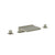 Flusso Serie 260 260.2410CF 3 Hole Deck Mount Cascade / Sheet Flow Roman Tub Faucet