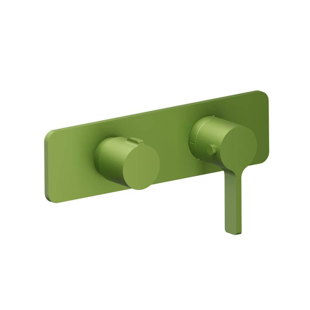 Flusso Serie 260 260.2705 3/4" Horizontal Thermostatic Shower Valve & Trim - 3 Output