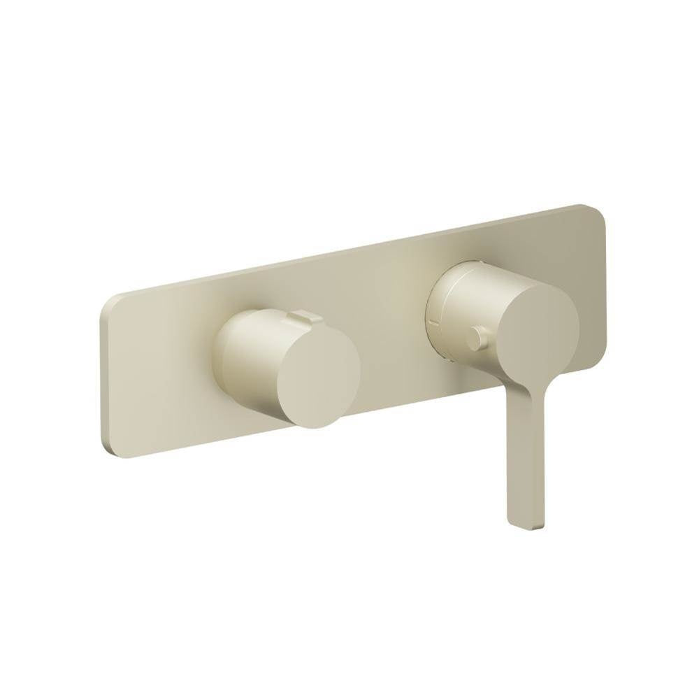 Flusso Serie 260 260.2705 3/4" Horizontal Thermostatic Shower Valve & Trim - 3 Output