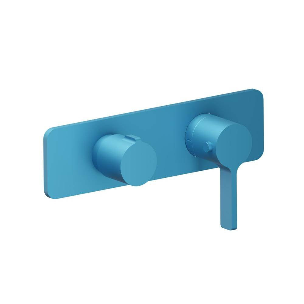 Flusso Serie 260 260.2705 3/4" Horizontal Thermostatic Shower Valve & Trim - 3 Output