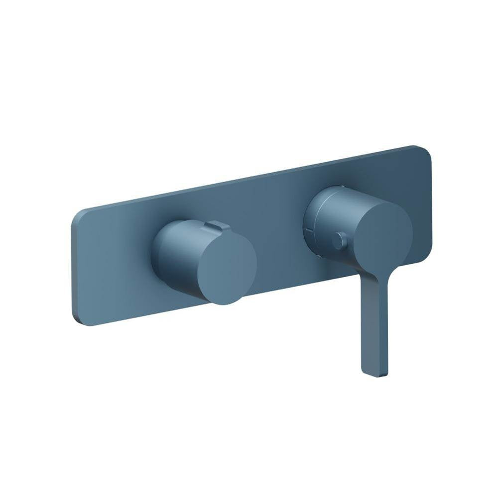 Flusso Serie 260 260.2717 3/4" Horizontal Thermostatic Shower Valve & Trim - 2 Output