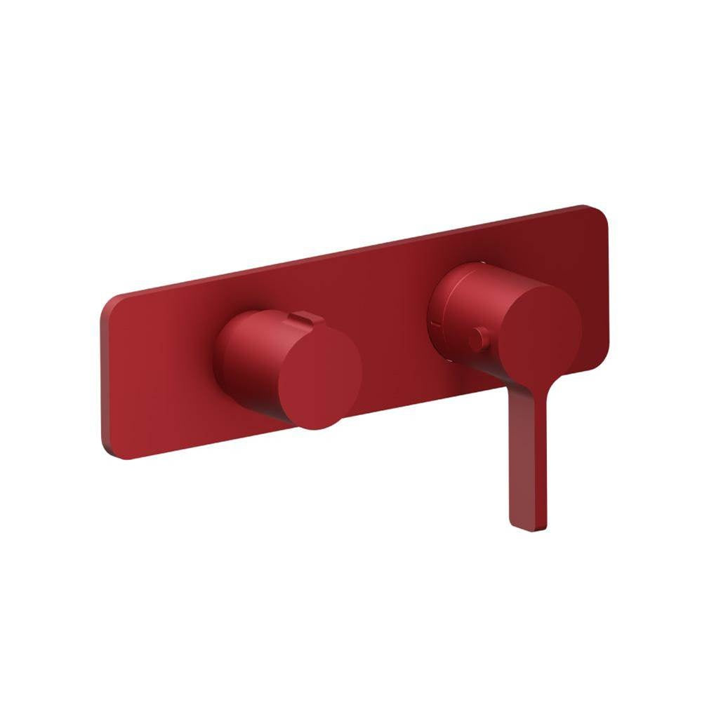 Flusso Serie 260 260.2717 3/4" Horizontal Thermostatic Shower Valve & Trim - 2 Output