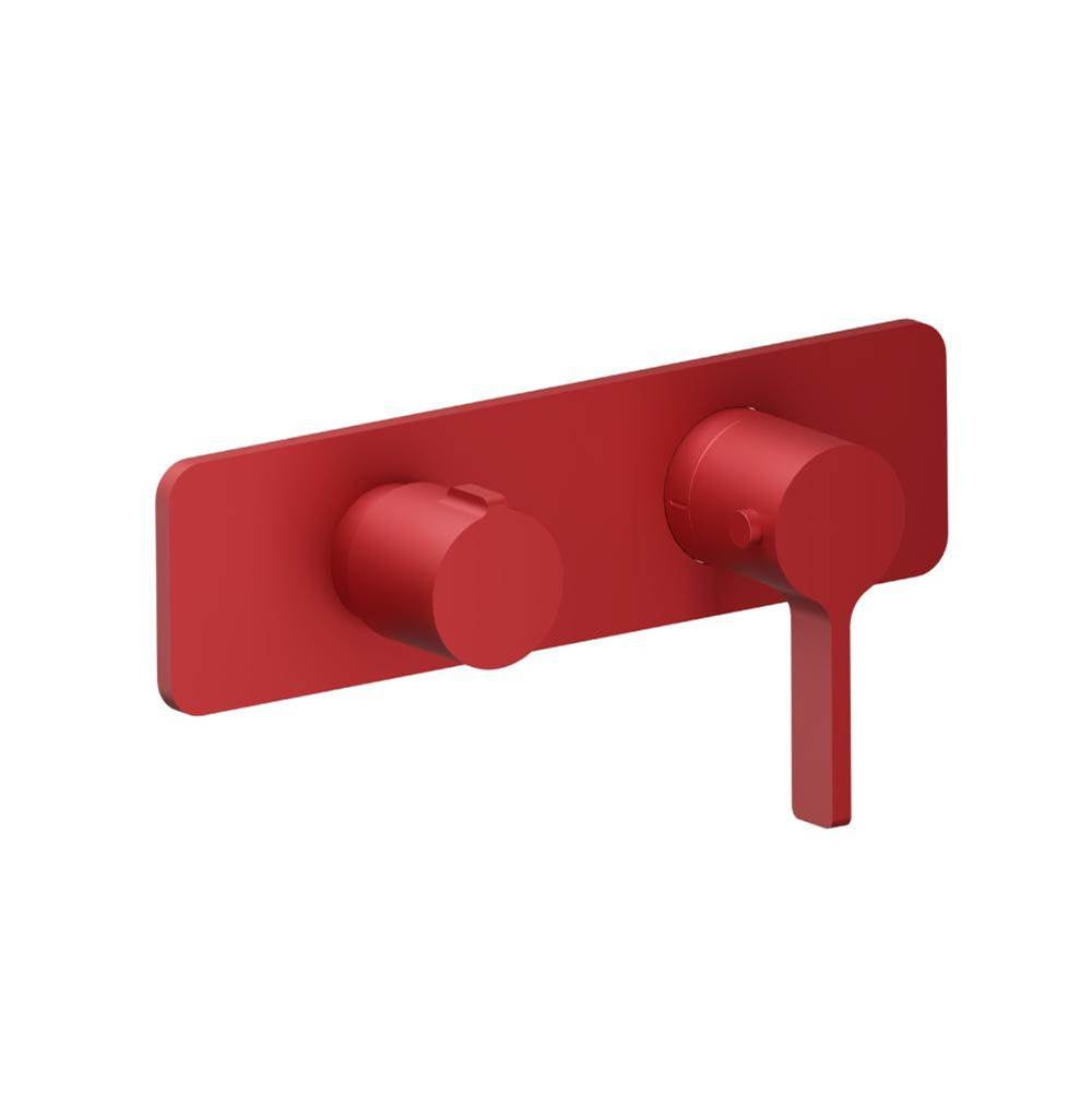 Flusso Serie 260 260.2717 3/4" Horizontal Thermostatic Shower Valve & Trim - 2 Output