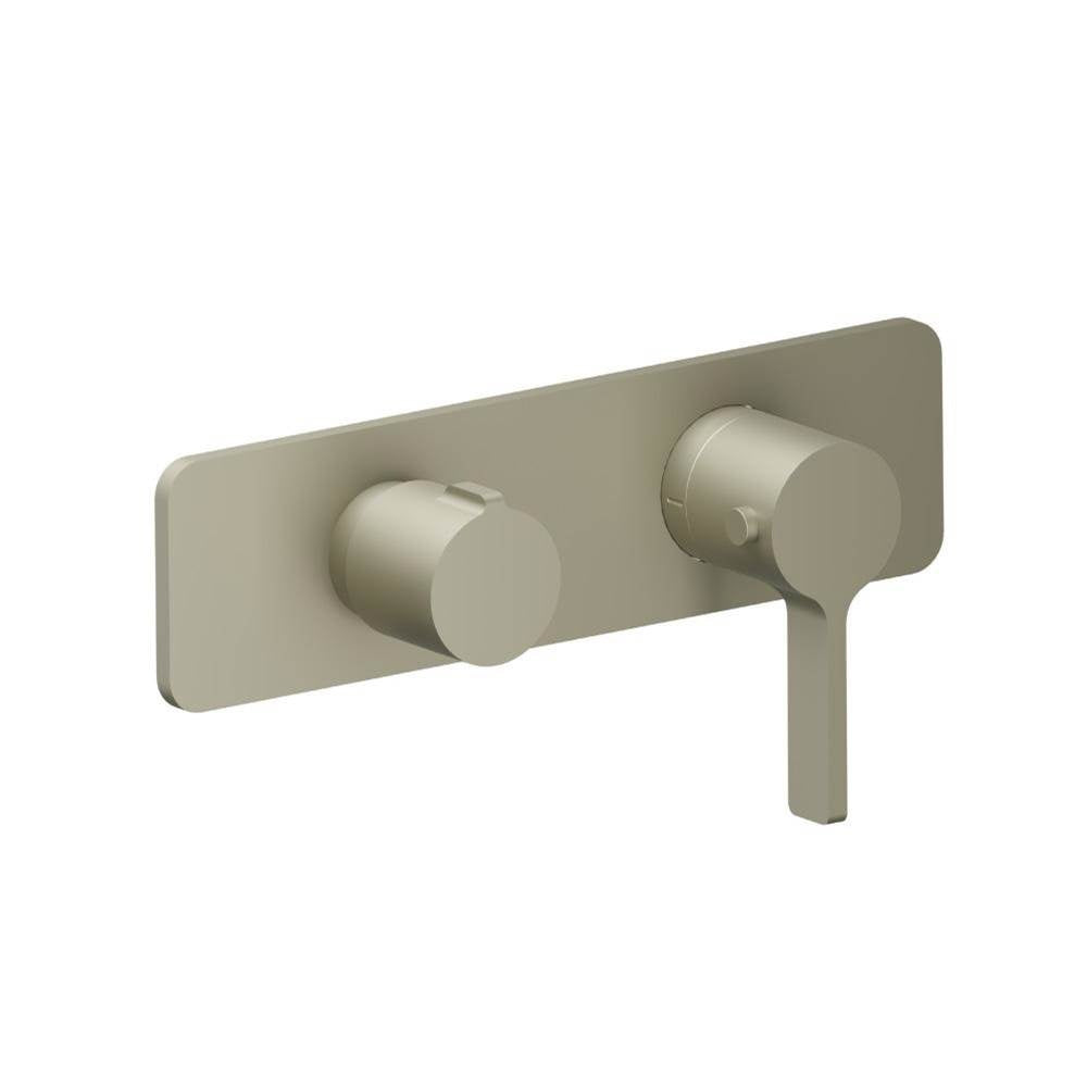 Flusso Serie 260 260.2717 3/4" Horizontal Thermostatic Shower Valve & Trim - 2 Output