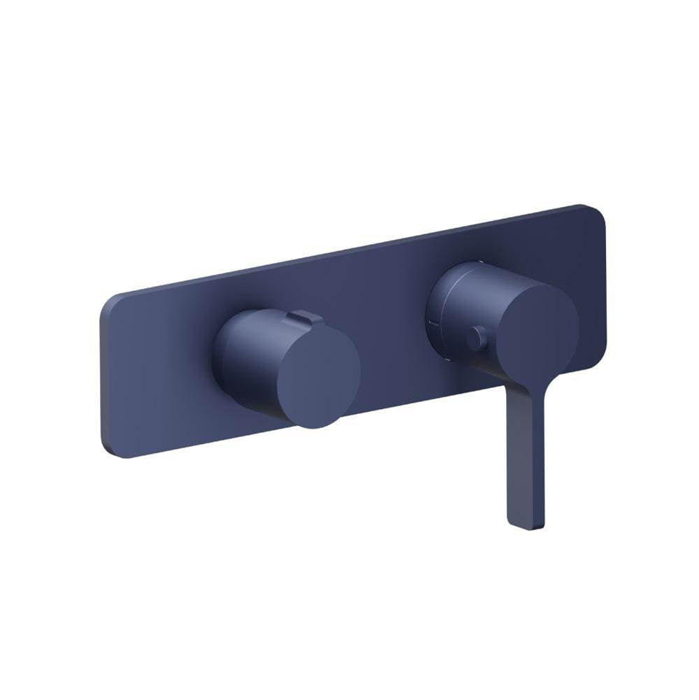 Flusso Serie 260 260.2717 3/4" Horizontal Thermostatic Shower Valve & Trim - 2 Output