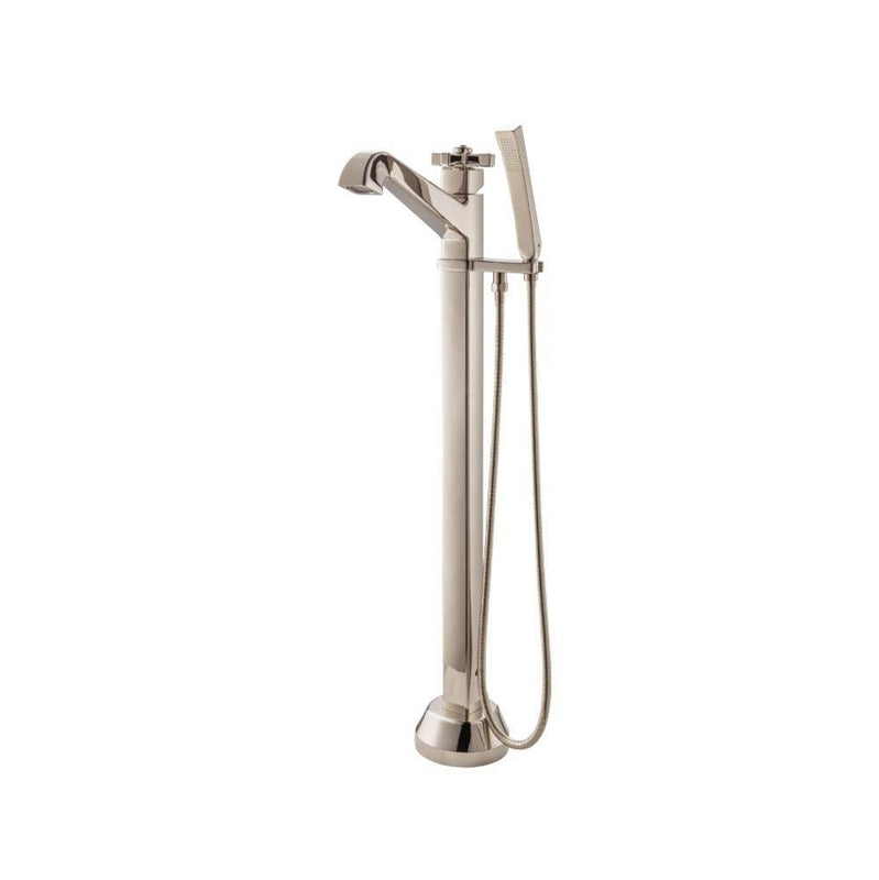 Flusso 270.1170 Freestanding Floor Mount Bathtub / Tub Filler With Hand Shower