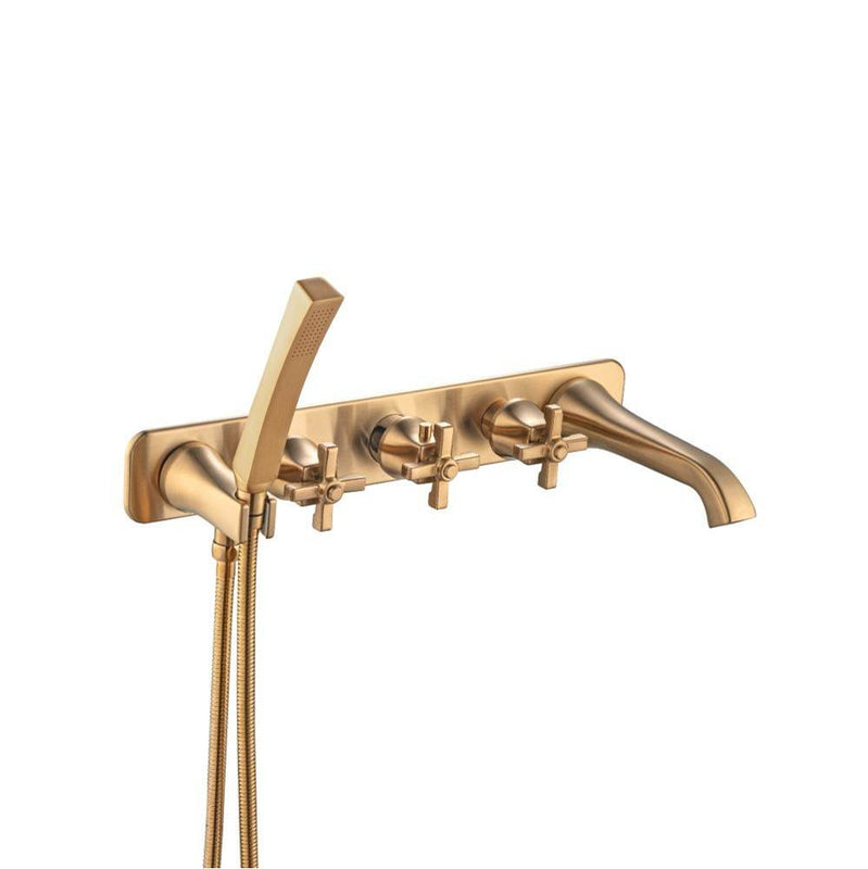 Flusso 270.2691 Wall Mount Tub Filler With Hand Shower - Parent