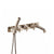 Flusso 270.2691 Wall Mount Tub Filler With Hand Shower