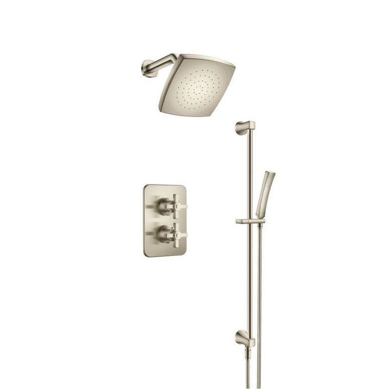 Flusso 270.7150 Two Output Shower Set With Shower Head And Hand Held