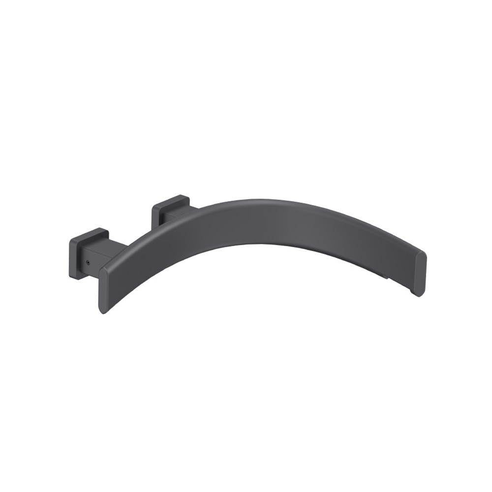 Flusso Curve CU.1004R Wall Mount Tub Spout - Right Facing Curvature