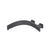 Flusso Curve CU.2300L Wall Mount Faucet Spout - Left Facing Curvature